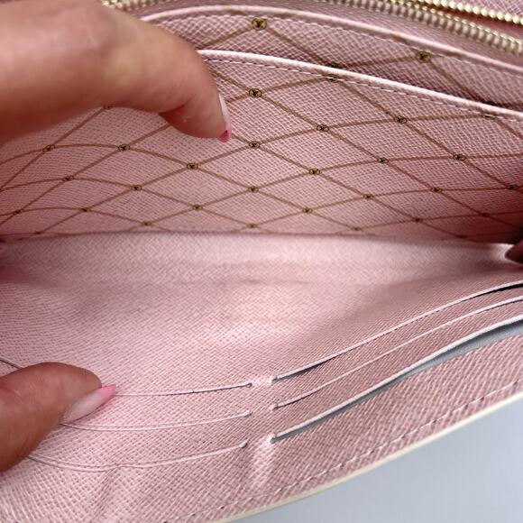 Louis Vuitton Damier Azur Summer Trunk Portefeuille Sarah Long Wallet - Picture 12 of 16